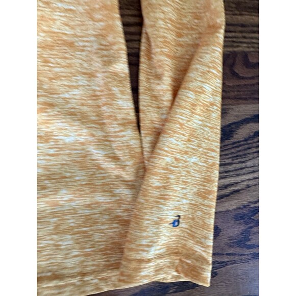 Badger Sport Pitt State Womens Yellow Long Sleeve Shirt Size L Thumbhole 1/4 Zip - Picture 2 of 8